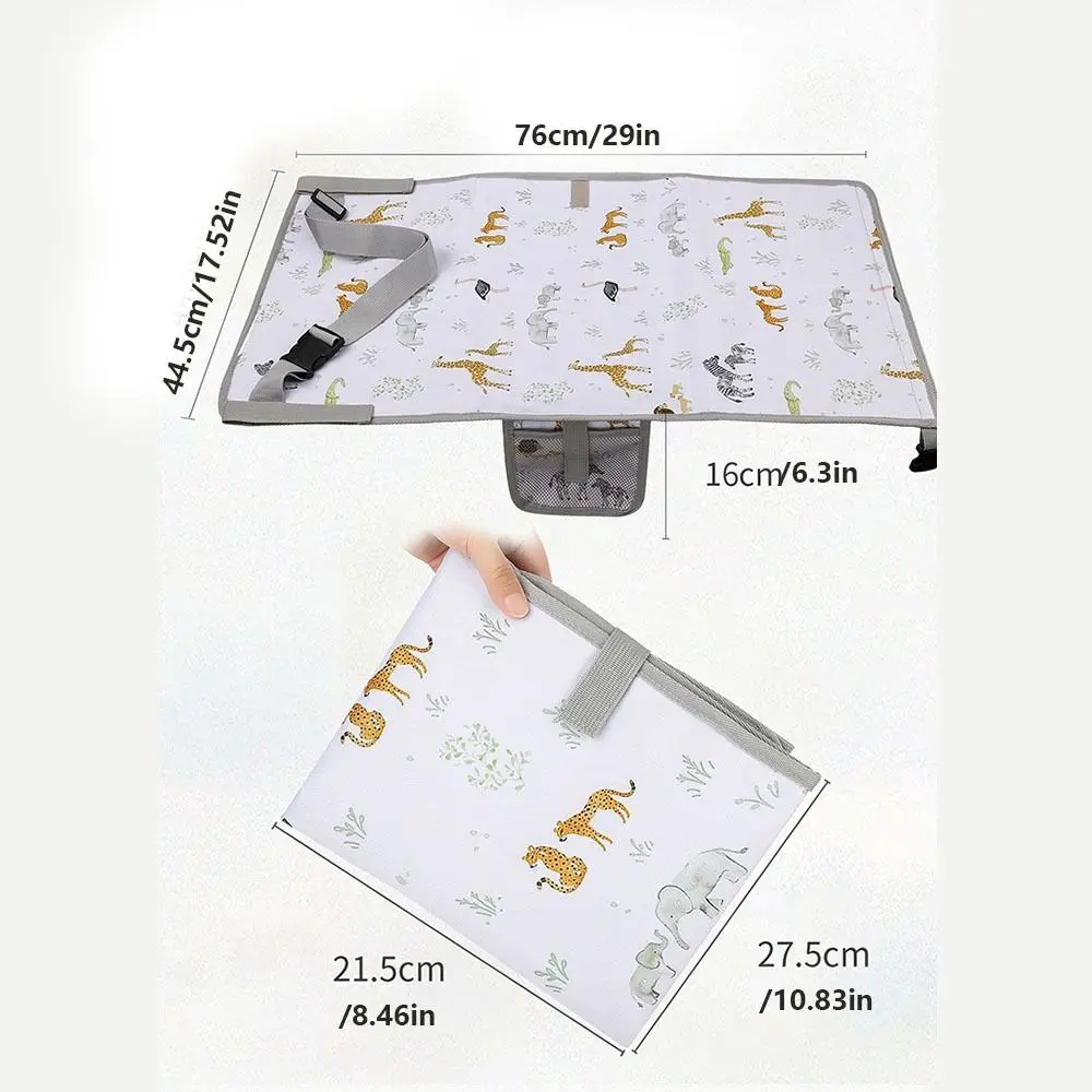 Breathable Kids Airplane Bed Comfort Design Portable Foot Rest Hammock Anti-Slip Design with Side Pocket Airplane Footrest thumbnail 6