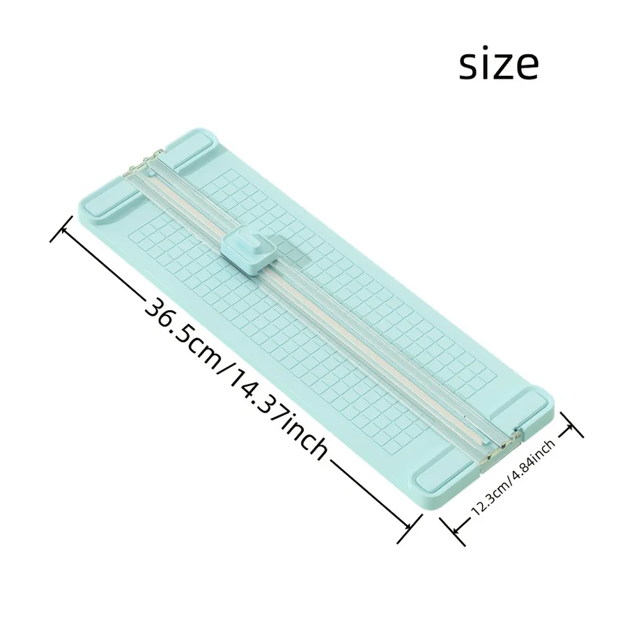 4 in 1 two-way paper cutter, manual office paper cutter, send 4 cutter heads,design for schools, offices and homes thumbnail 5