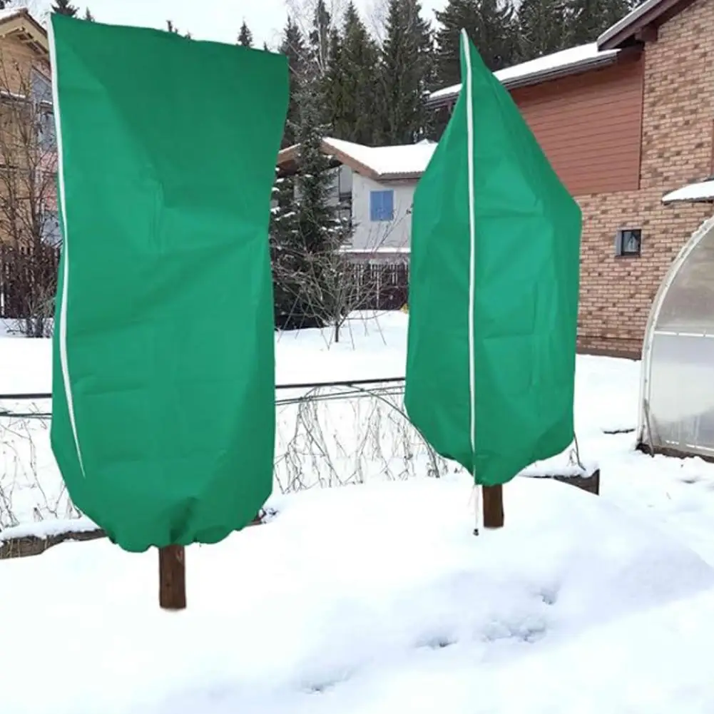 Winter Plant Cover with Drawstring Easy to Use, Thick Fabric Frost Protection for Outdoor Garden Plants Anti-Freeze thumbnail 2