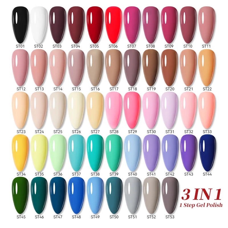 UR SUGAR 15ml 1 Step Gel Polish 3 IN 1 Gel Red Color Soak Off LED UV Gel Nail Varnishes No Need Base Top Gel Nail Art Manicure thumbnail 4