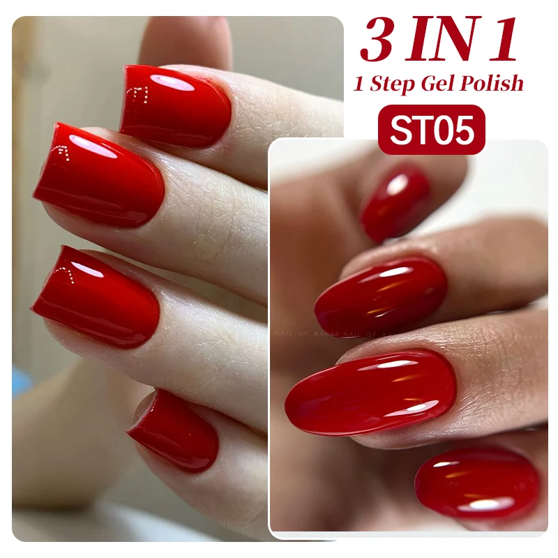 UR SUGAR 15ml 1 Step Gel Polish 3 IN 1 Gel Red Color Soak Off LED UV Gel Nail Varnishes No Need Base Top Gel Nail Art Manicure thumbnail 3