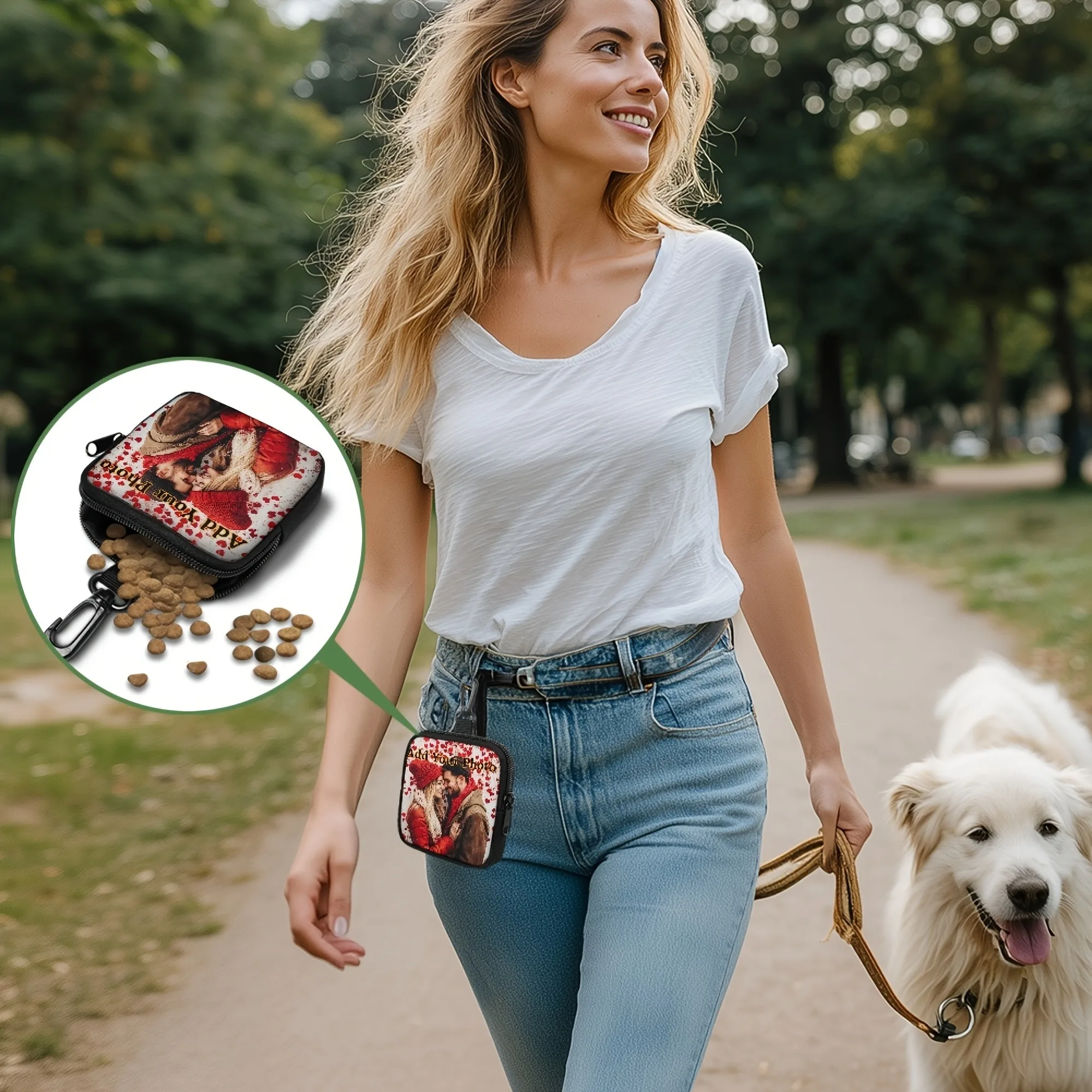Custom Photo Coin Bag Mini Earphone Pouch Coin Purses Unique Photo Design Travel Accessories Hanging Wallets Gifts Christmas thumbnail 4