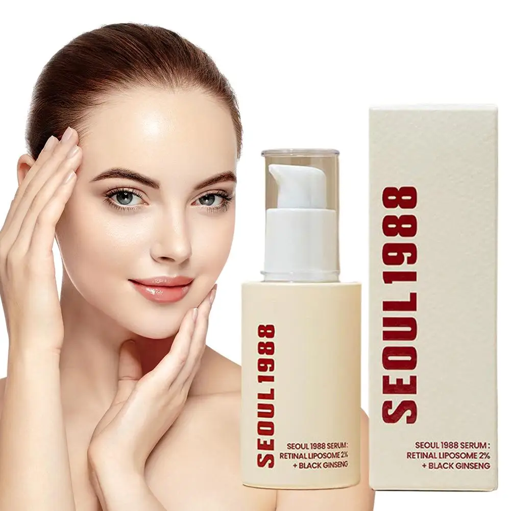 Korean SEOUL 1988 Moisturizing Serum Niacinamide Sunscreen Snail Cream Black Gingeng Extract Glow Face Serum Improve Skin Care thumbnail 2