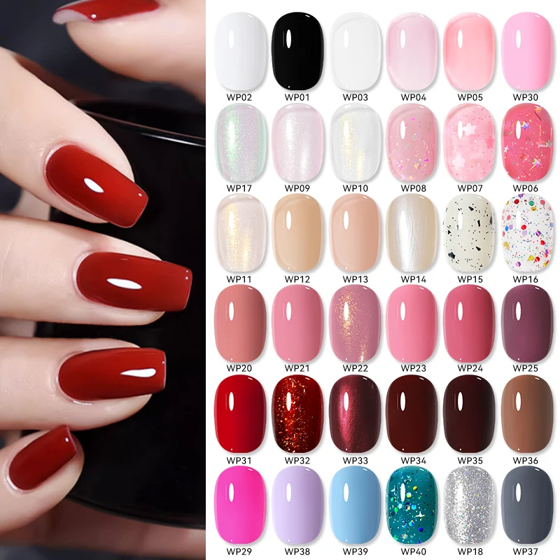 LILYCUTE 7ml Water-Based Nail Polish 40 Colors Long Lasting Quick Drying No Need of Lamp to Cure Nail Supplies For Nail Manicure thumbnail 2