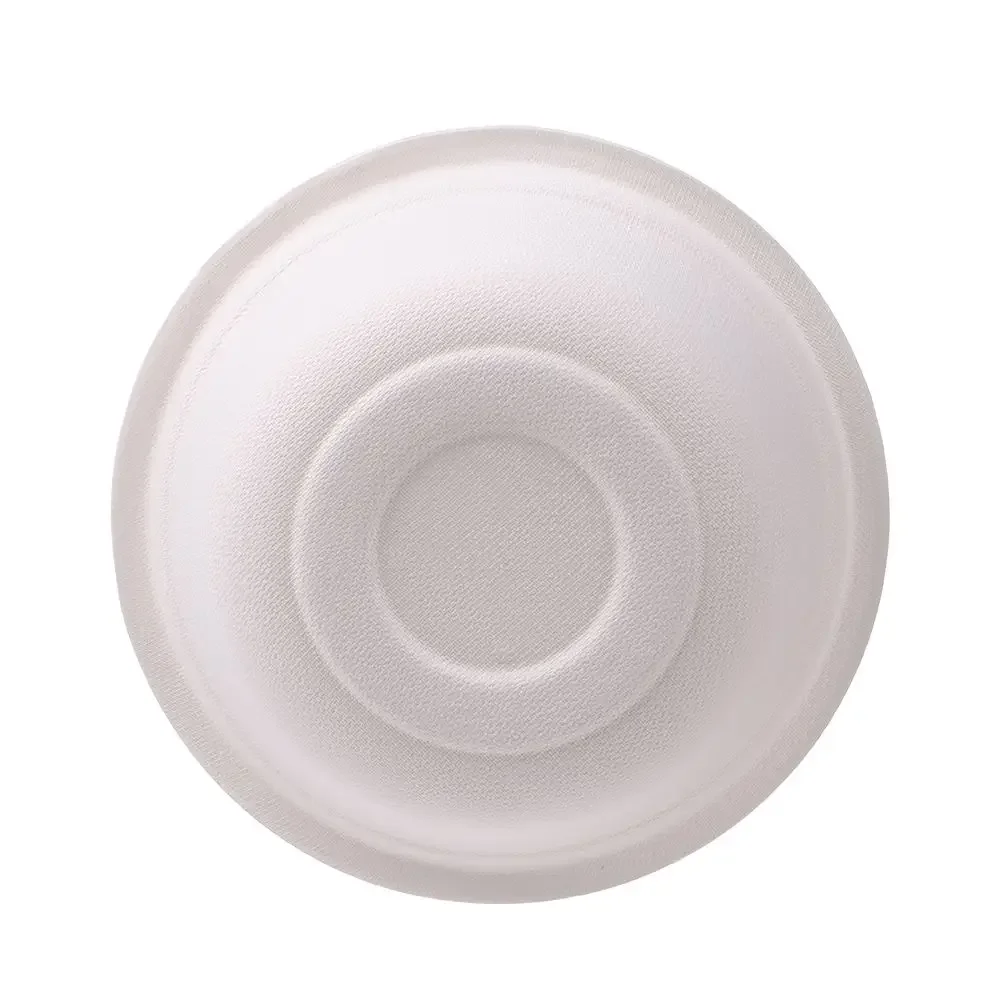 W 50PCS/Pack 220/350/500ml Disposable Dinnerware ECO-Friendly White Paper Bowl Disposable Tableware Outdoor Party Dining Supply thumbnail 4