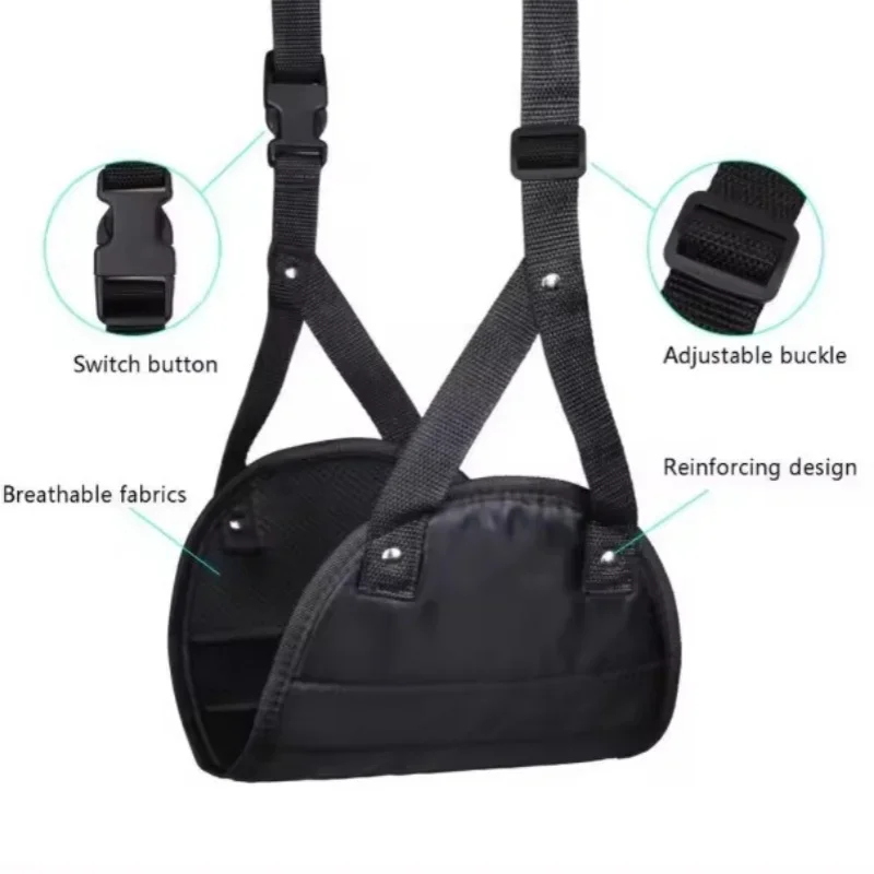 Portable Adjustable Leg Hammock with Comfortable Foot Support for Airplane Office and Car Travel Outdoor Furniture Use thumbnail 6