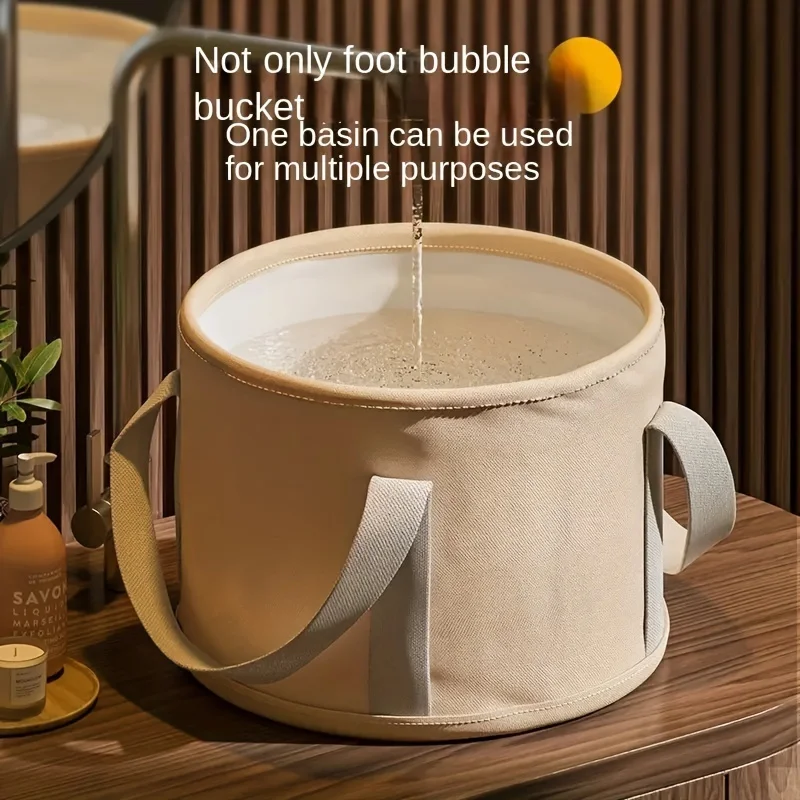 Foldable Portable Folding Foot Soak Bath Tub with Heat Preservation - Multifunctional Deep Basin, Foot Spa Bucket massagem thumbnail 5