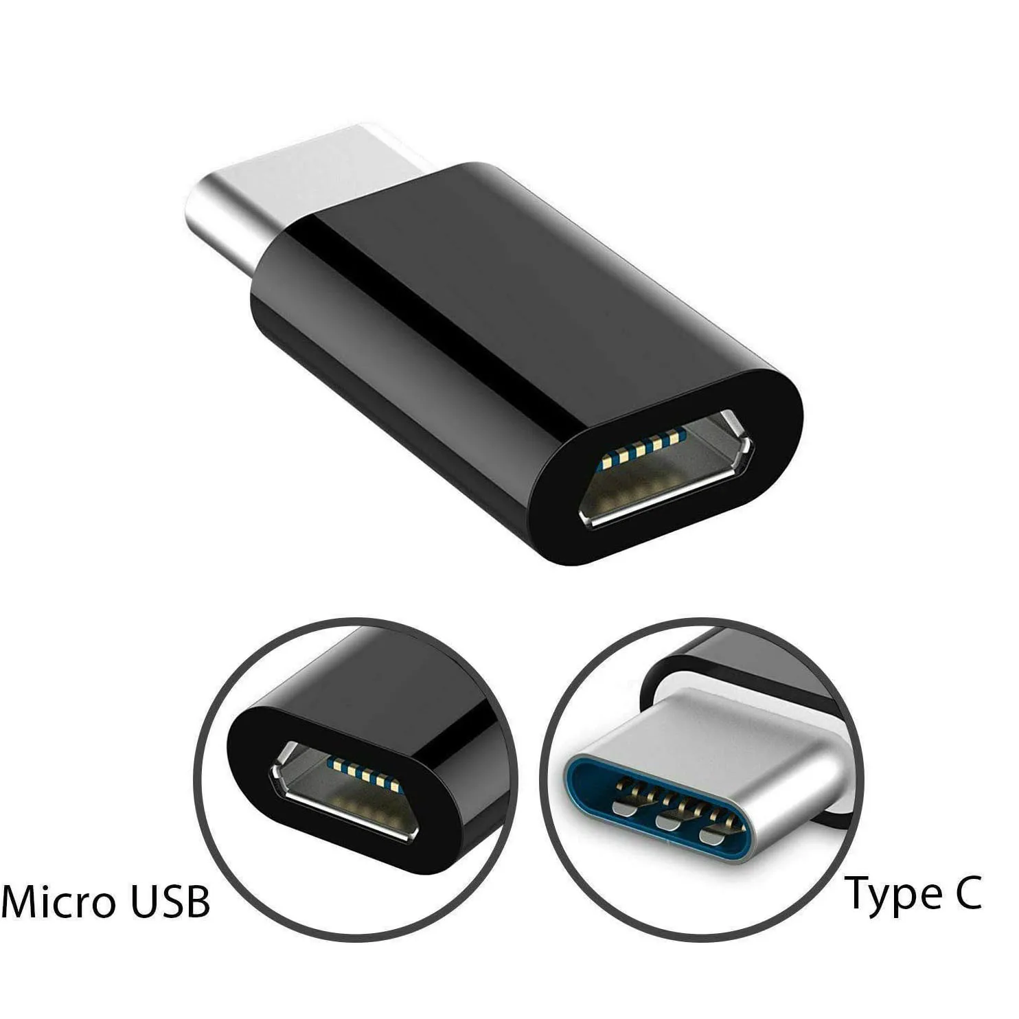 8-piece adapter set, usb female to Type-C male adapter, USB-C to usb converter, micro USB to USB-C connector USB-C to micro male thumbnail 6