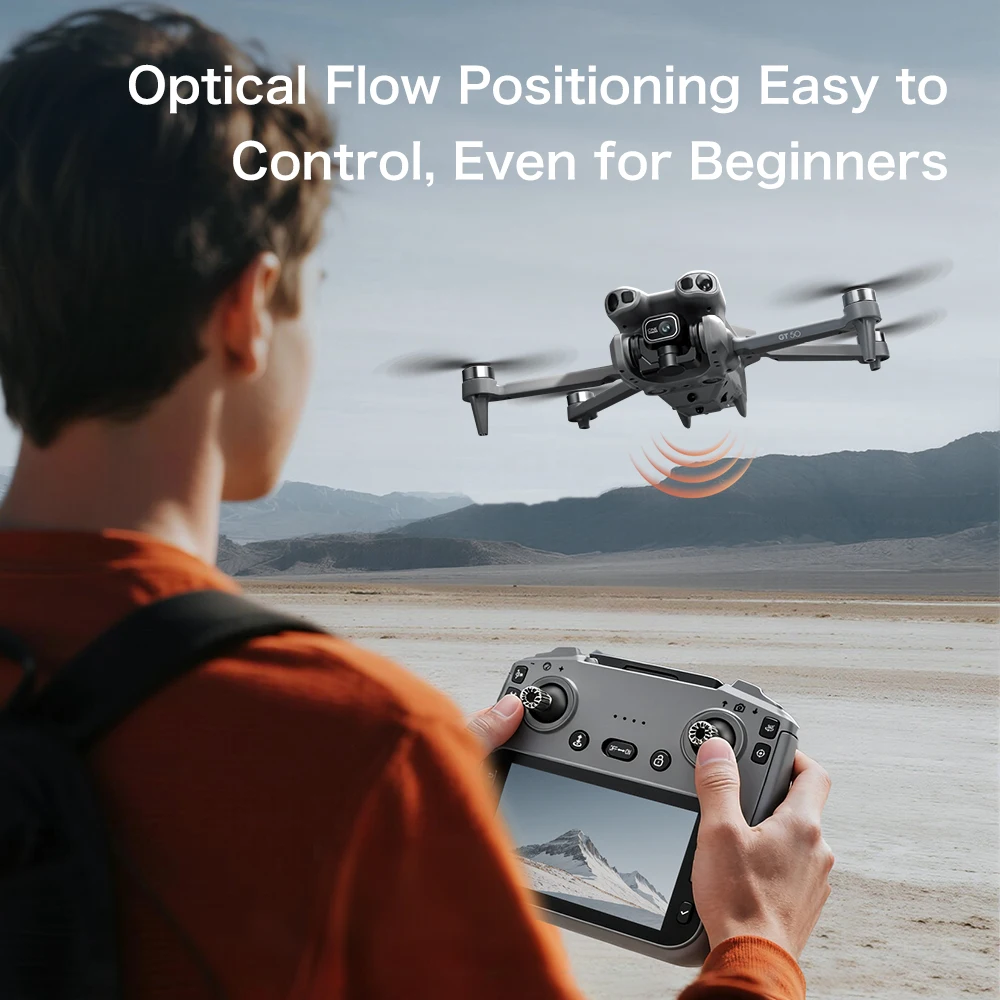 Lenovo Original GT50 Drone 8K HD Dual Camer With Photoable screen RC Brushless Motors Obstacle Avoidance Foldable Quadcopter toy thumbnail 4
