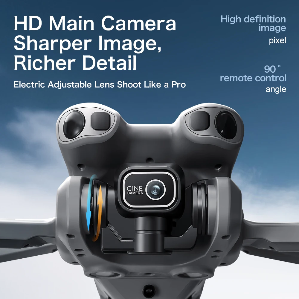 Lenovo Original GT50 Drone 8K HD Dual Camer With Photoable screen RC Brushless Motors Obstacle Avoidance Foldable Quadcopter toy thumbnail 2