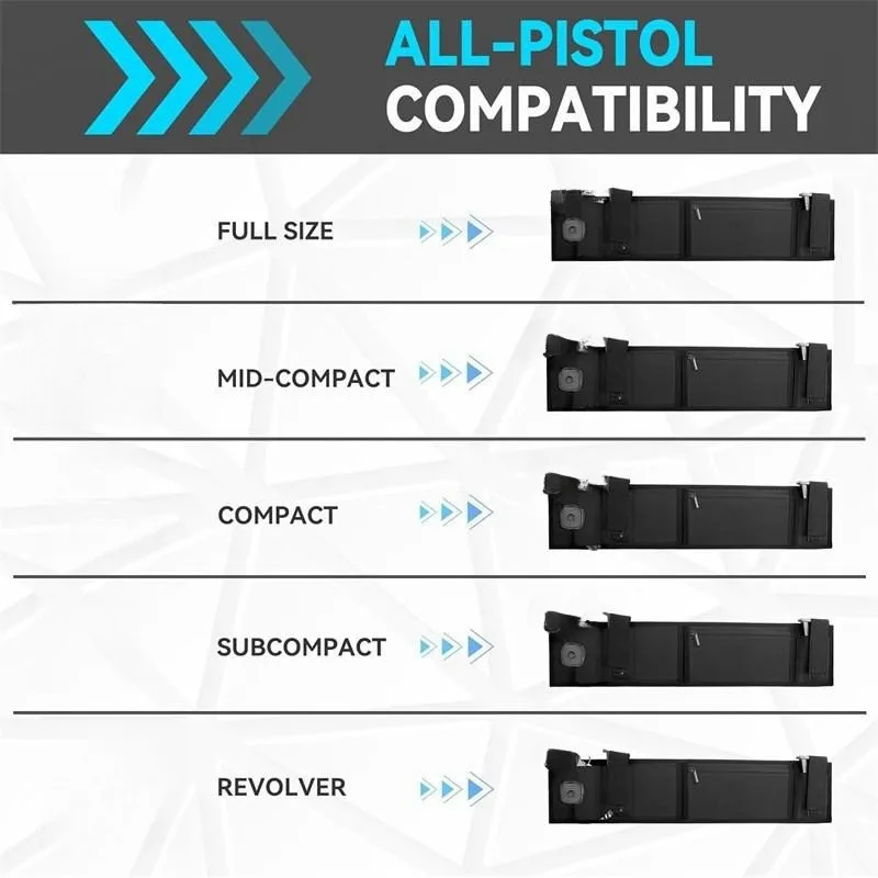 Belly Band Gun Holster Concealed Carry Waist Band Pistol Holster Pouch Magazine Holder Belt EDC Organizer for Outdoor Hunting thumbnail 3