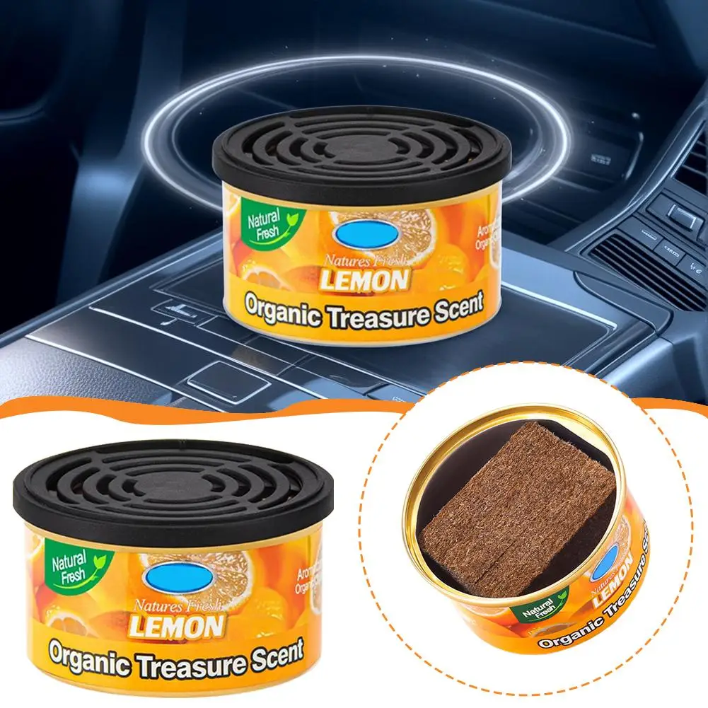 Car Flavoring Perfume Wood Blocks Lavender Bubble Gum Cherry Flavor Cans For Car Interior Odor Removal Air Freshener Supplies thumbnail 5