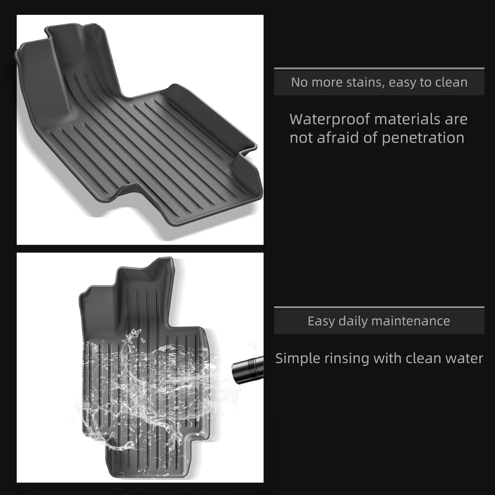 For Tesla Cybertruck Floor Mat TPE Waterproof Non-Slip Foot Pad Cargo Liner Car Protective Mat Pickup Truck Accessories thumbnail 3