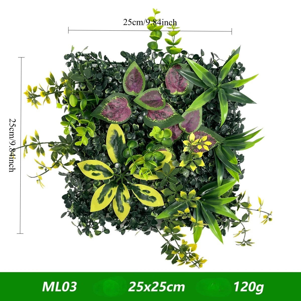 Artificial Plants Wall Fake Green Grass Backdrop Wall Panel Boxwood Hedge Outdoor Home Garden Vertical Decoration Wedding Decor thumbnail 6