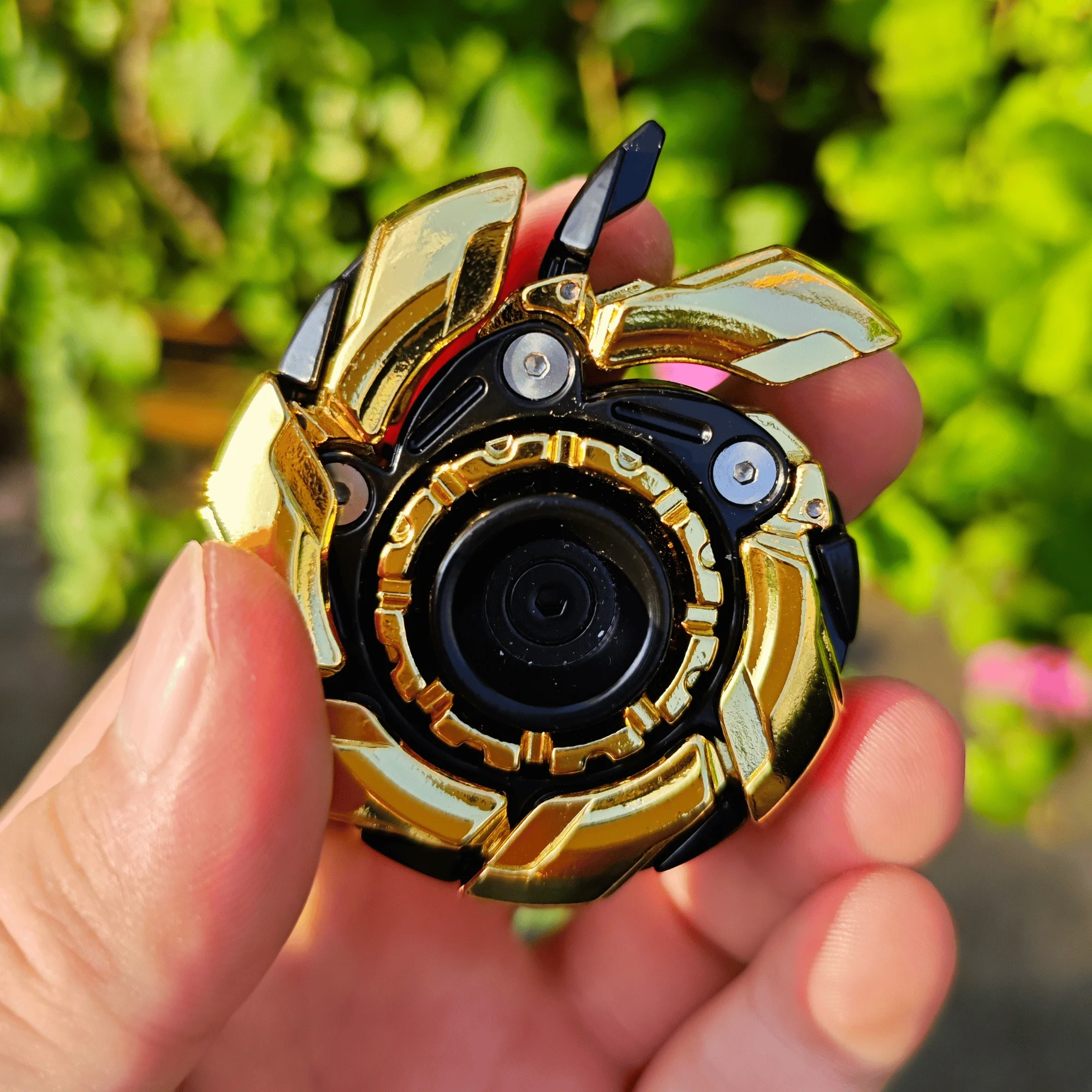 EDC Fidget Sliders Fidget Toys Stress Relief For Adults Magnetic Metal Fidgety Mood Buster Open Armor Spinning TopFidget Toys thumbnail 4