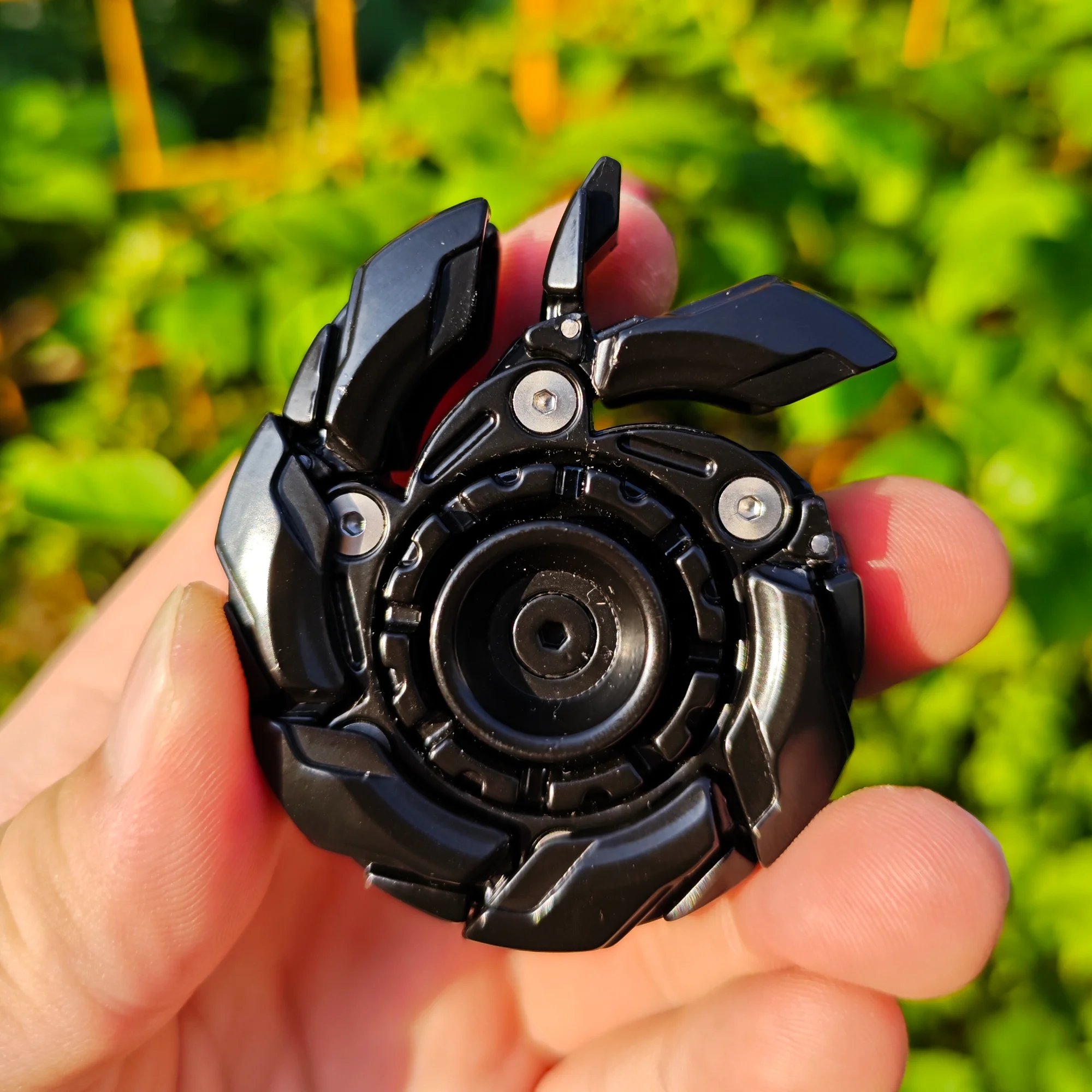 EDC Fidget Sliders Fidget Toys Stress Relief For Adults Magnetic Metal Fidgety Mood Buster Open Armor Spinning TopFidget Toys thumbnail 5