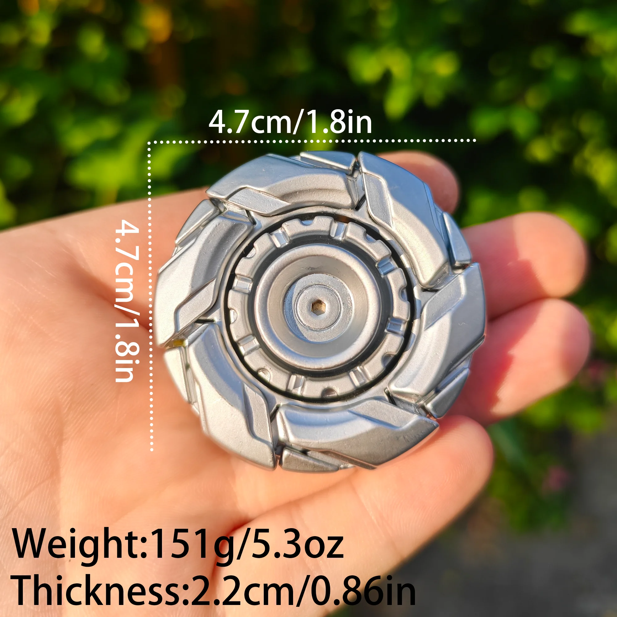 EDC Fidget Sliders Fidget Toys Stress Relief For Adults Magnetic Metal Fidgety Mood Buster Open Armor Spinning TopFidget Toys thumbnail 6
