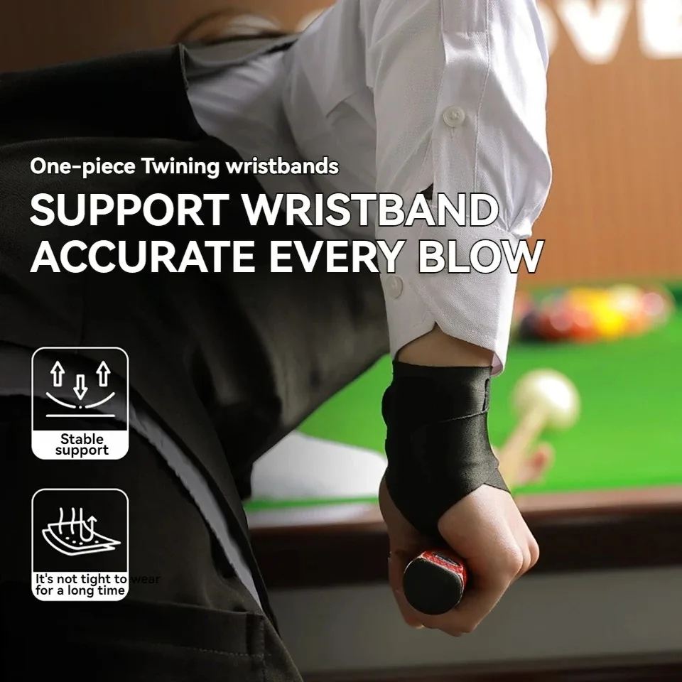 1 Pcs Billiard Gloves Wrist Brace Outdoor Sports Cycling Left And Right Training Non-slip Breathable Elastic Women Men thumbnail 4