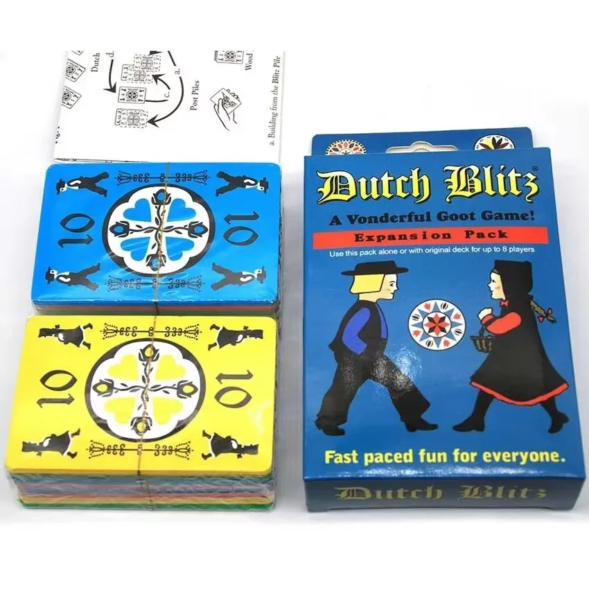 Dutch Blitz Original and extended combination, fast-paced card game suitable for everyone's fun, family game thumbnail 6