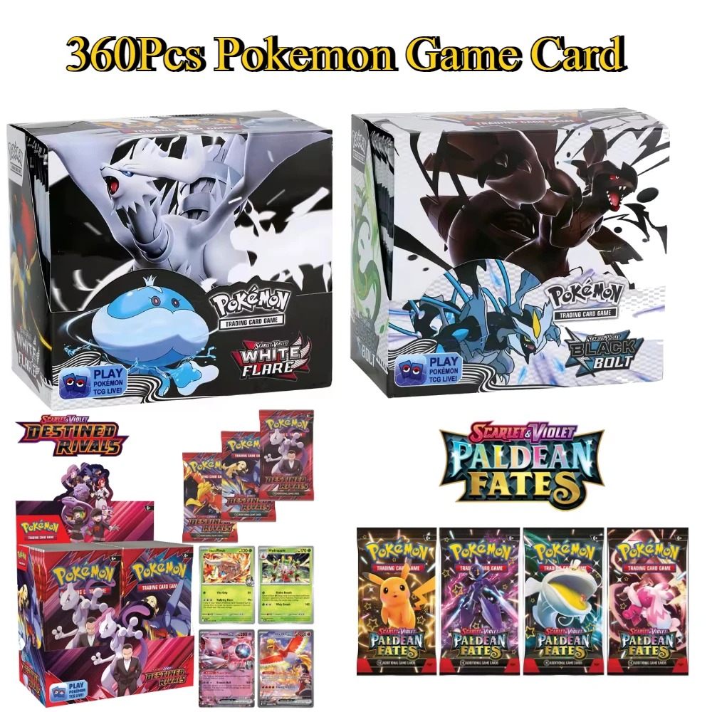 360 units/case Pokémon Scarlet & Violet 151 Prism Scale Fusion Strike English Booster Battle Transaction Gift Card Halloween thumbnail 5