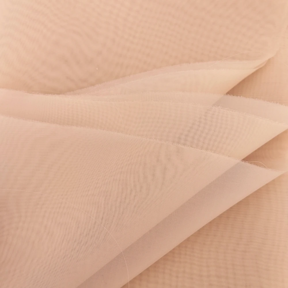 Silk Net for Making Silk Topper Wigs 1/5/10 Yards 120cm Width Pink and Skin Color Silk Wig Base Closure thumbnail 6