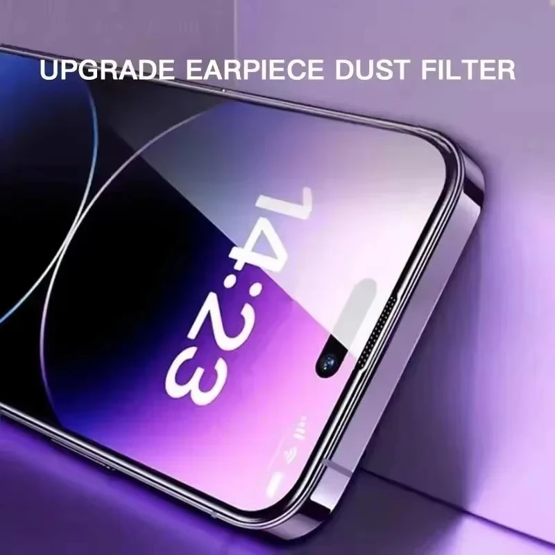 5PCS Privacy Screen Protector for iPhone 17 Pro Max 16 15 14 13 12 11 16e Plus Mini XR Dust Free Install Anti-Spy Tempered Glass thumbnail 3