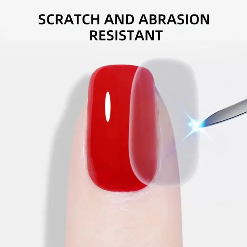 15ml Glass Sealing Layer Top Coat Gel Polish Semi Permanent Soak Off  UV/LED Manicure Varnish For Daily DIY Nail Salon Nail Gel thumbnail 2