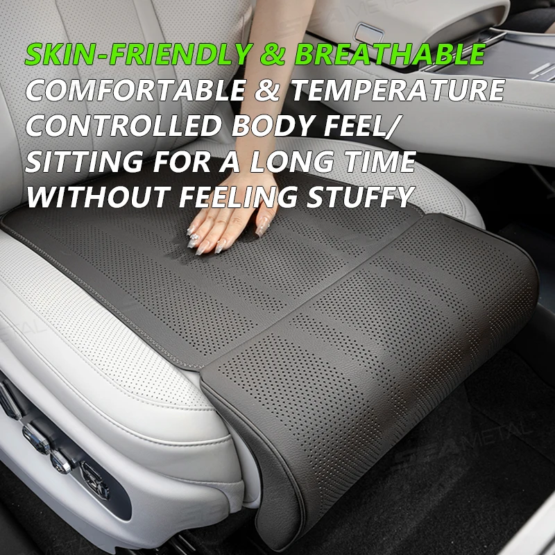 SEAMETAL Car Seat Cushion with Leg Support Universal Car Seat Protection Cover with Extension Leg Rest Padding Relieve Fatigue thumbnail 3