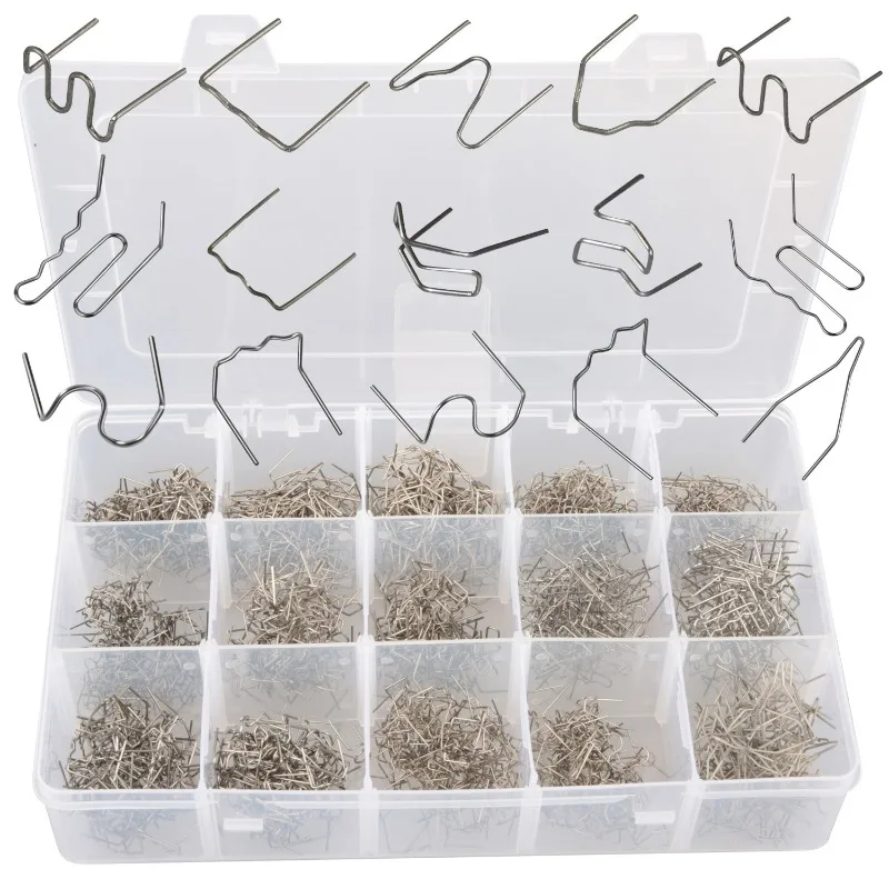 Car Bumper Repair Welding Nails Plastic Welding Kit Stainless Steel Welding Nails Auto Body Repair Plastic Bumper Crack Fix