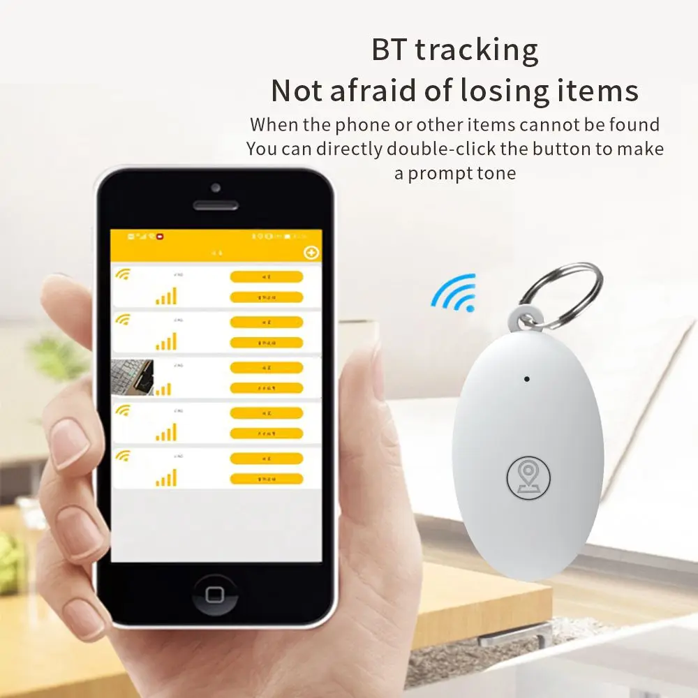 Mini GPS Tracker Anti-Lost Alarm Wallet Keychain Smart Tag Bluetooth Tracer Dog Pet Child Tracker Key Finder Locator Accessories thumbnail 5