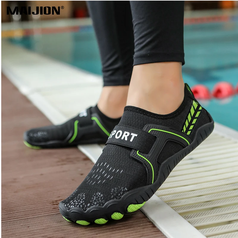 Barefoot Water Sports Shoes Men Beach Quick Dry Swimming Aqua Shoes Women Outdoor Wading Sneakers for Boating Kayaking Anti-slip thumbnail 6