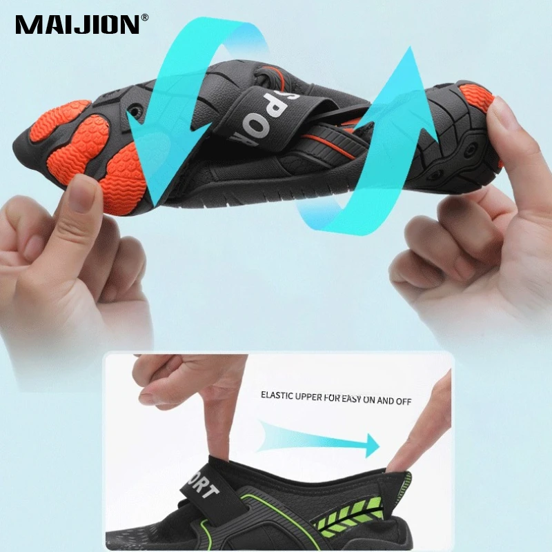 Barefoot Water Sports Shoes Men Beach Quick Dry Swimming Aqua Shoes Women Outdoor Wading Sneakers for Boating Kayaking Anti-slip thumbnail 2