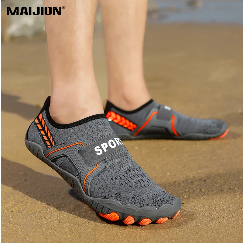 Barefoot Water Sports Shoes Men Beach Quick Dry Swimming Aqua Shoes Women Outdoor Wading Sneakers for Boating Kayaking Anti-slip thumbnail 3