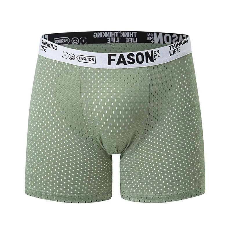5-piece Set Of Men's Solid Color Underwear Breathable Quick Drying Fashionable Sporty Comfortable And Suitable For Teenagers thumbnail 2