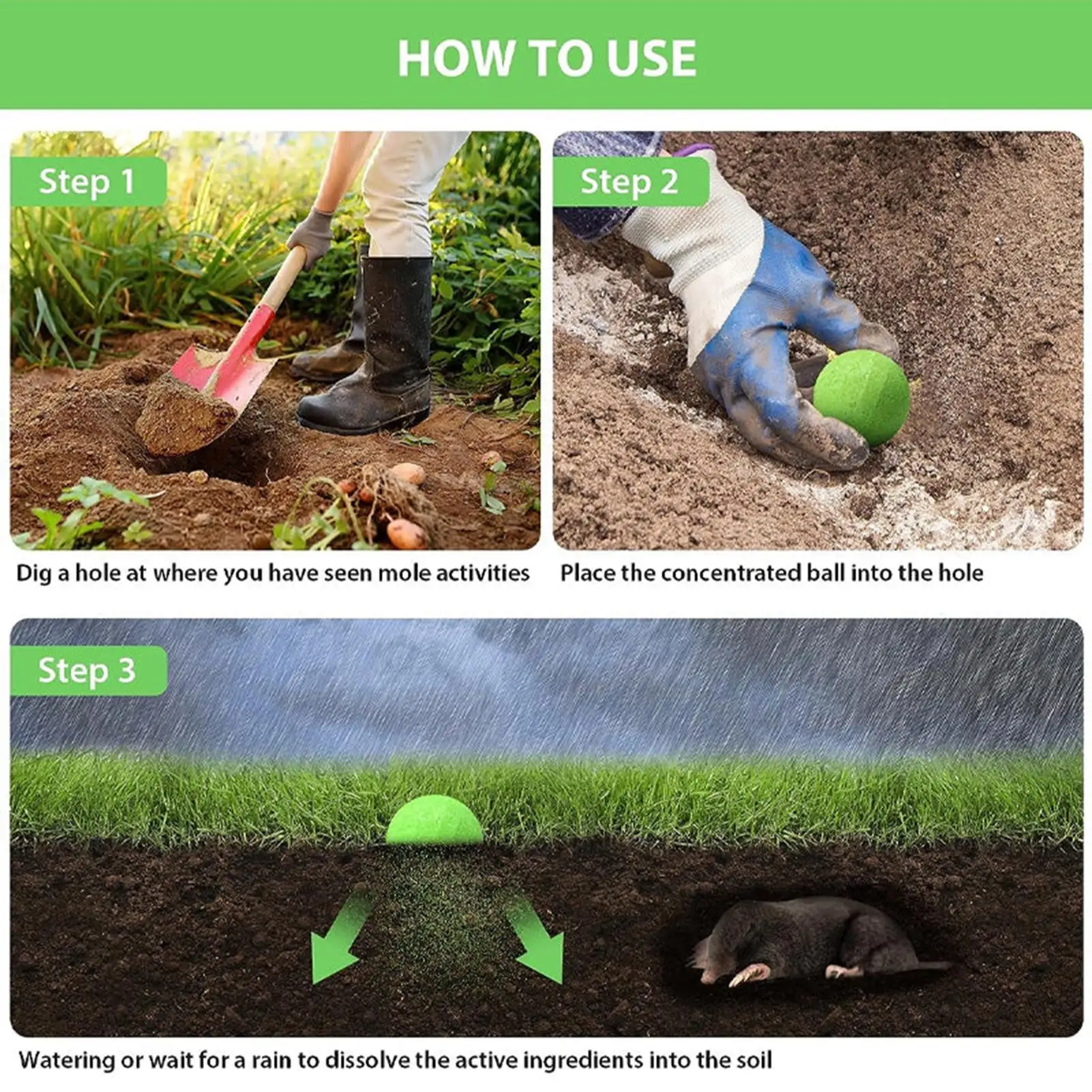 10 insect and mouse repellent pills Mice Repeller Pills Mice Activity Discourager Tools Animal Control Discourager Balls thumbnail 6