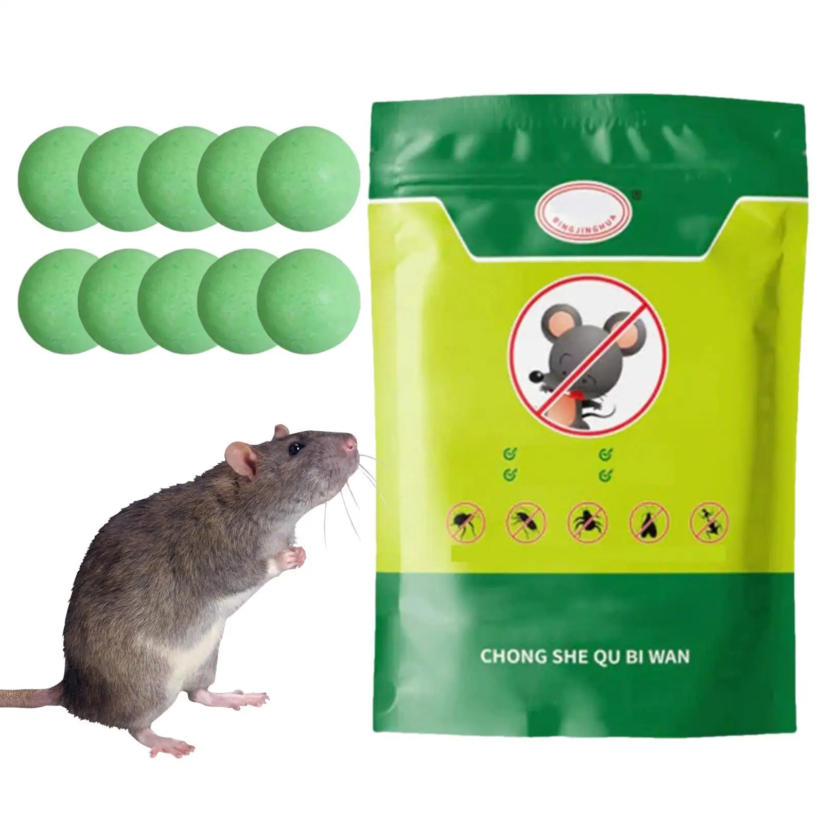 10 insect and mouse repellent pills Mice Repeller Pills Mice Activity Discourager Tools Animal Control Discourager Balls thumbnail 3