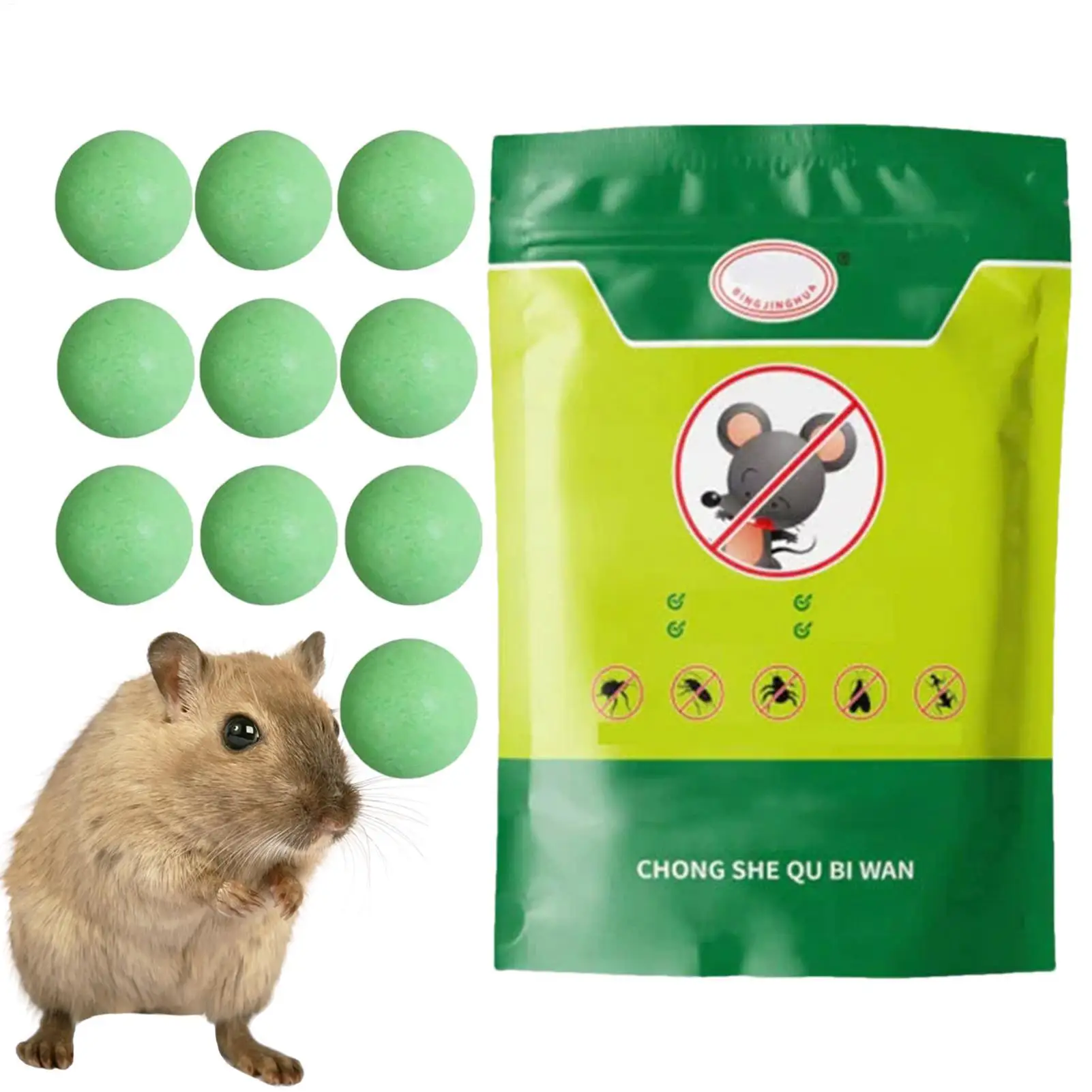 10 insect and mouse repellent pills Mice Repeller Pills Mice Activity Discourager Tools Animal Control Discourager Balls thumbnail 2