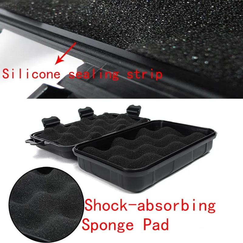 EDC Tool Hard Case Box Small Organizer with Foam Shockproof Waterproof Sealed Box Survival Tools Container To Protect Gadgets thumbnail 2