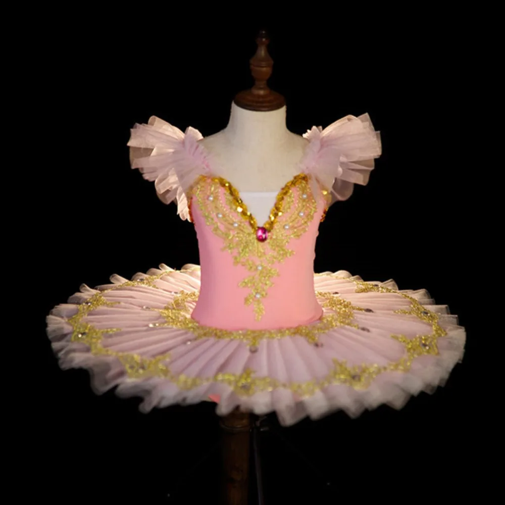 Ballet Tutu Leotards for Girls Dress Dance Wear Stage Costumes Kids Clothes Children Clothing Summer Princess Performance Fairy thumbnail 3