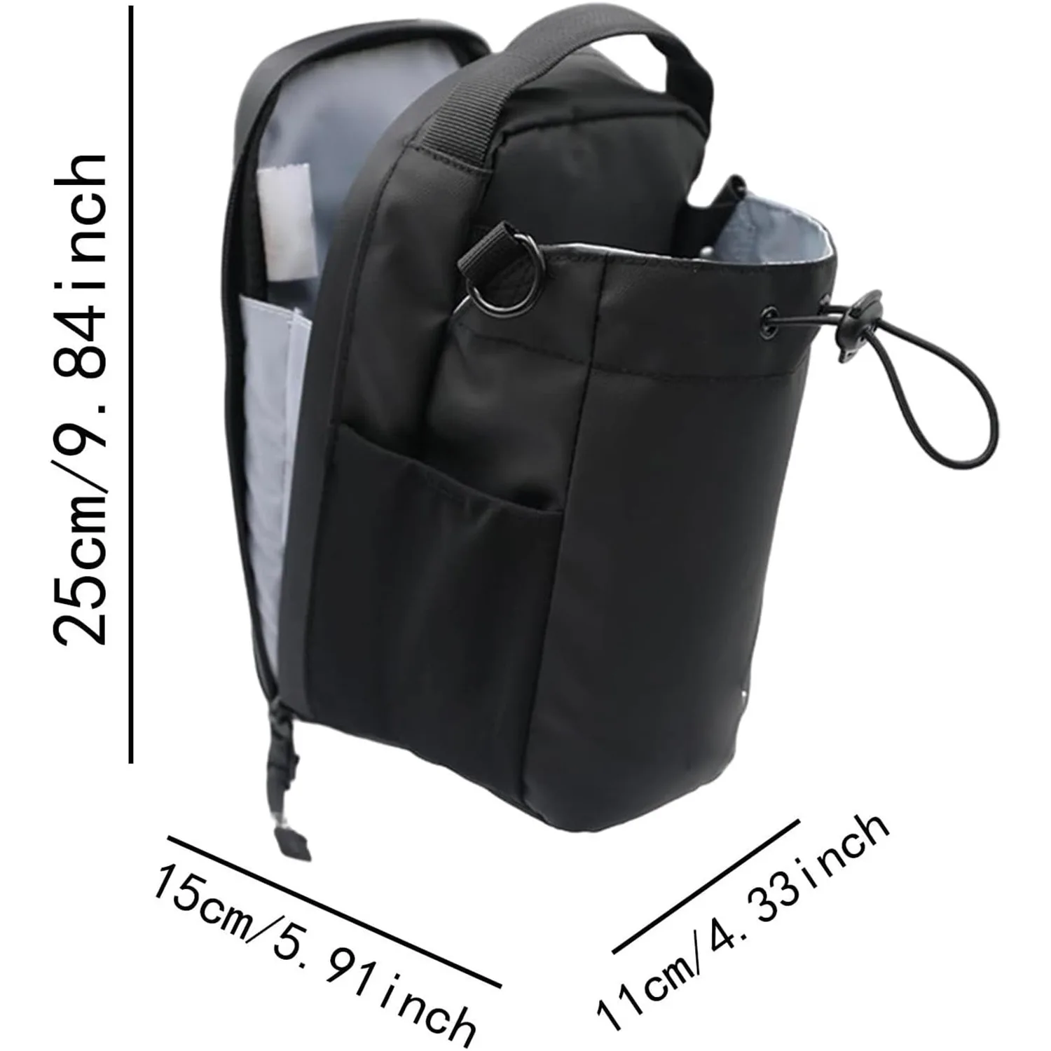 New Magnetic Water Bottle Pouch Bag Gym-specific Water Cup Holder With Strong Magnet For Outdoor Sports Cup Holder Bag ﻿ thumbnail 2