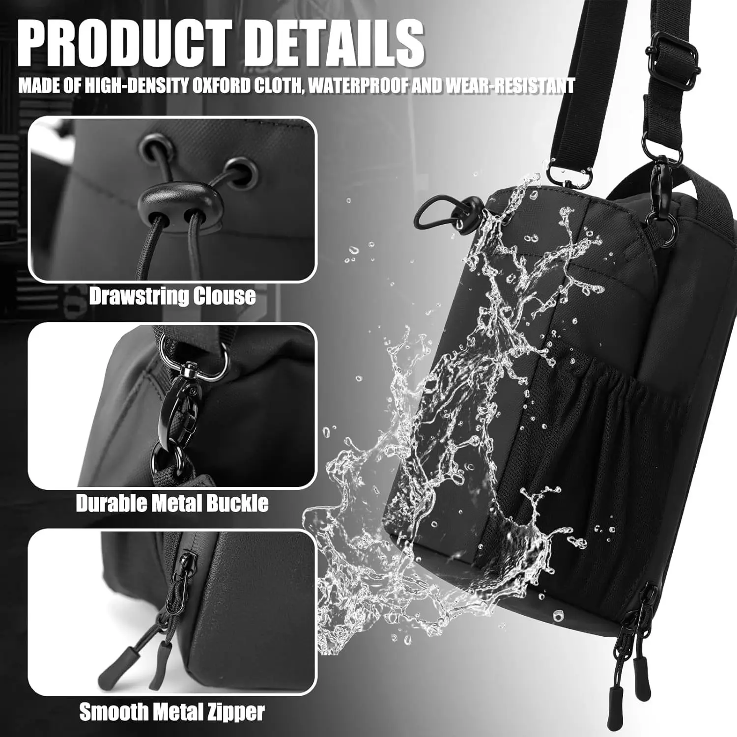 New Magnetic Water Bottle Pouch Bag Gym-specific Water Cup Holder With Strong Magnet For Outdoor Sports Cup Holder Bag ﻿ thumbnail 5