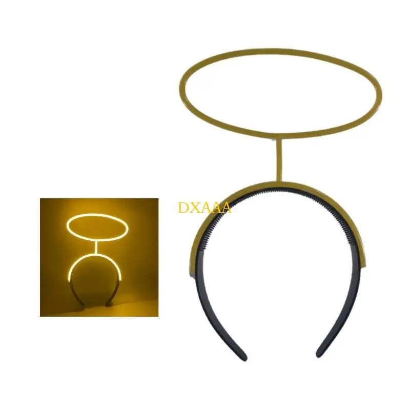 DXAA Portable Angel Costume Halos With Cool Touch LED Technology Easy Assembly For Cosplay Event And Photography Props