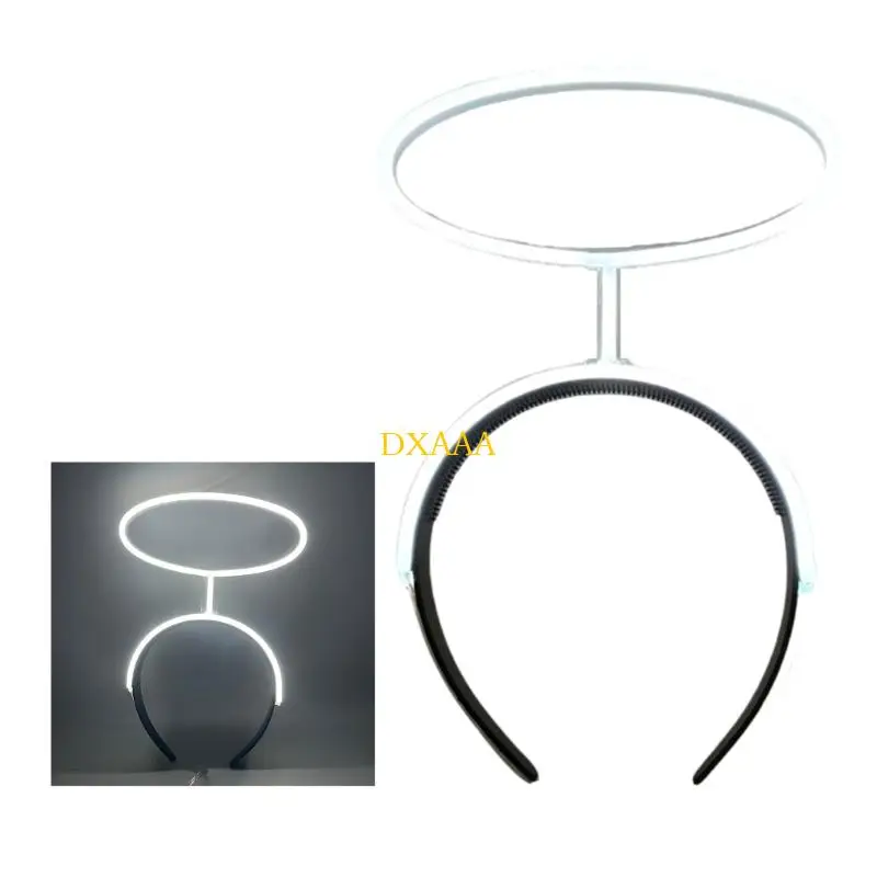 DXAA Portable Angel Costume Halos With Cool Touch LED Technology Easy Assembly For Cosplay Event And Photography Props thumbnail 3