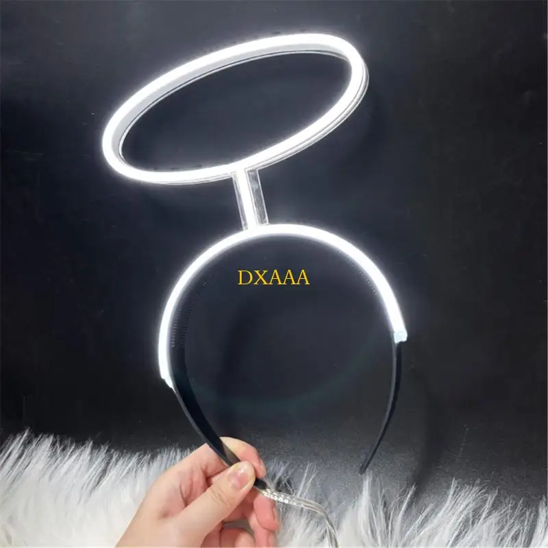 DXAA Portable Angel Costume Halos With Cool Touch LED Technology Easy Assembly For Cosplay Event And Photography Props thumbnail 5