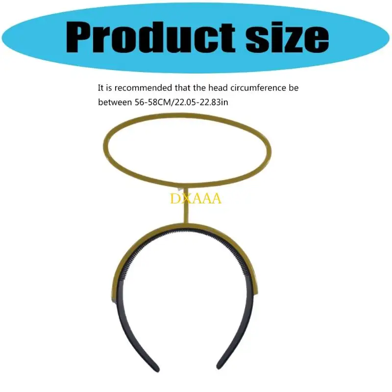 DXAA Portable Angel Costume Halos With Cool Touch LED Technology Easy Assembly For Cosplay Event And Photography Props thumbnail 6