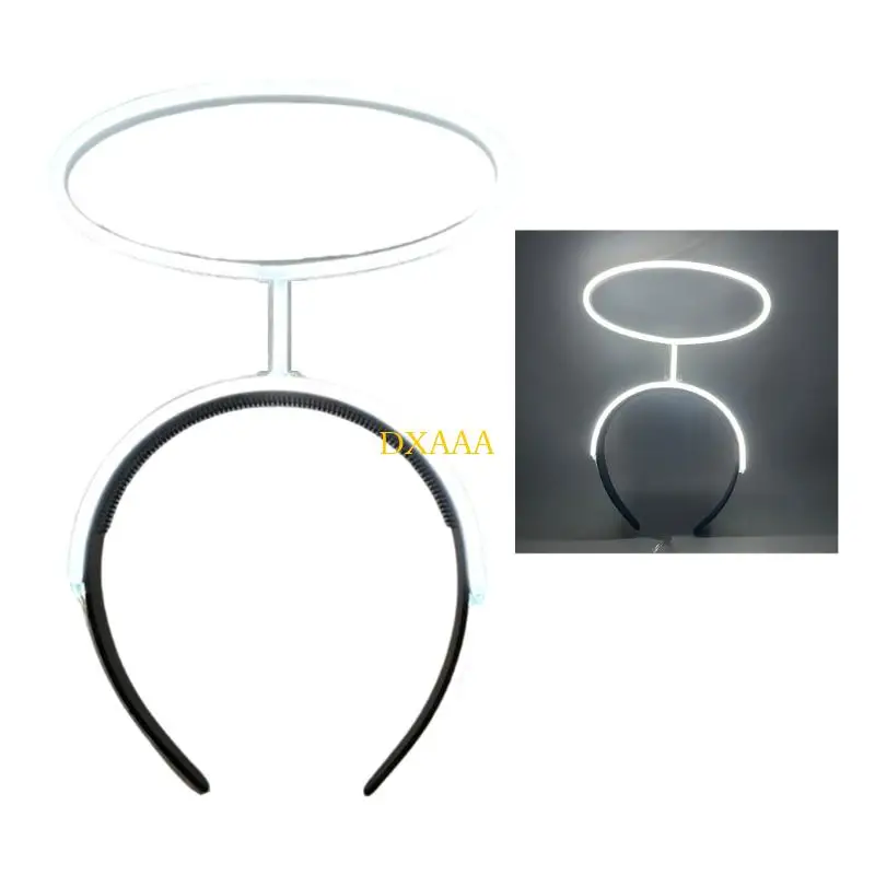 DXAA Portable Angel Costume Halos With Cool Touch LED Technology Easy Assembly For Cosplay Event And Photography Props thumbnail 4