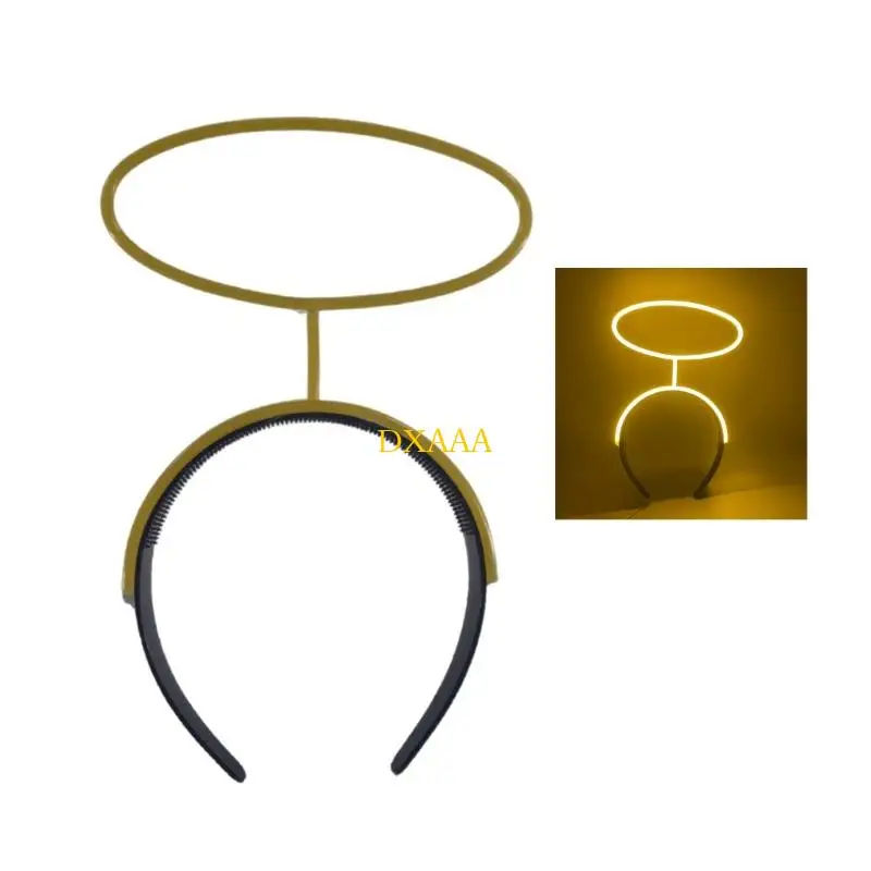 DXAA Portable Angel Costume Halos With Cool Touch LED Technology Easy Assembly For Cosplay Event And Photography Props thumbnail 2
