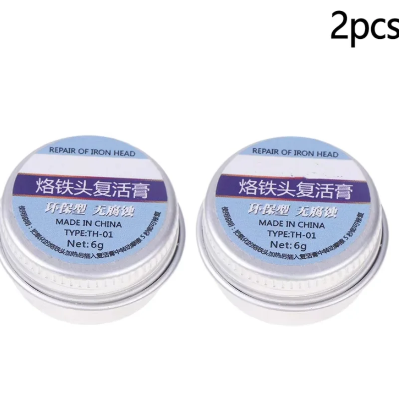 1/2pcs  Soldering Iron Tip Tinner Activator Tip Cleaner Remover Refresher Non-stick Tin Solder Cream Clean Paste thumbnail 6
