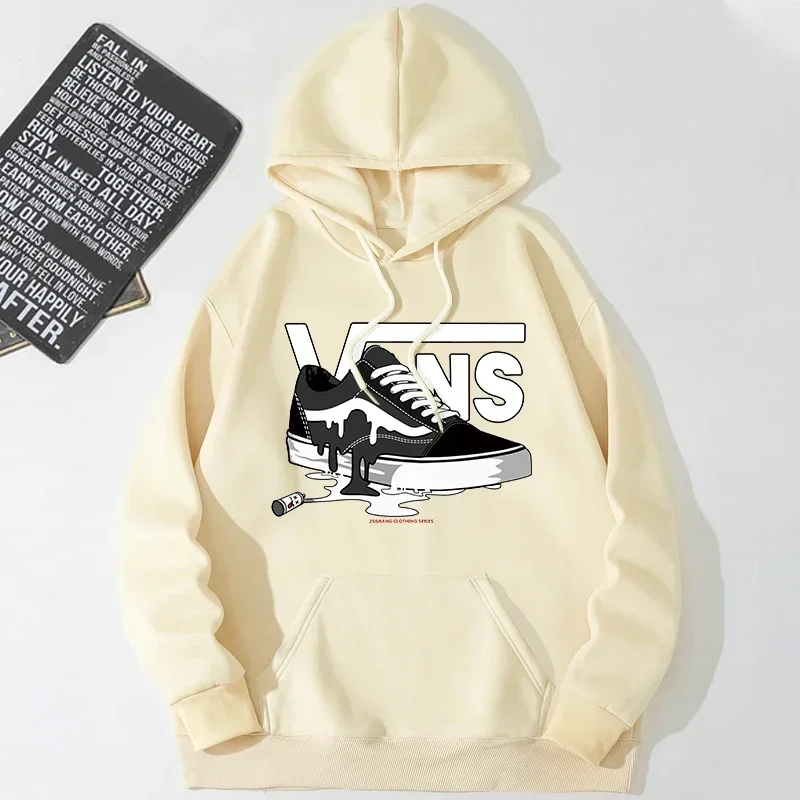 2025 New Hip Hop Clothes Print Hoodie Men Long Sleeve Fleece Sweatshirt Vintage Rock Band Streetwear thumbnail 4