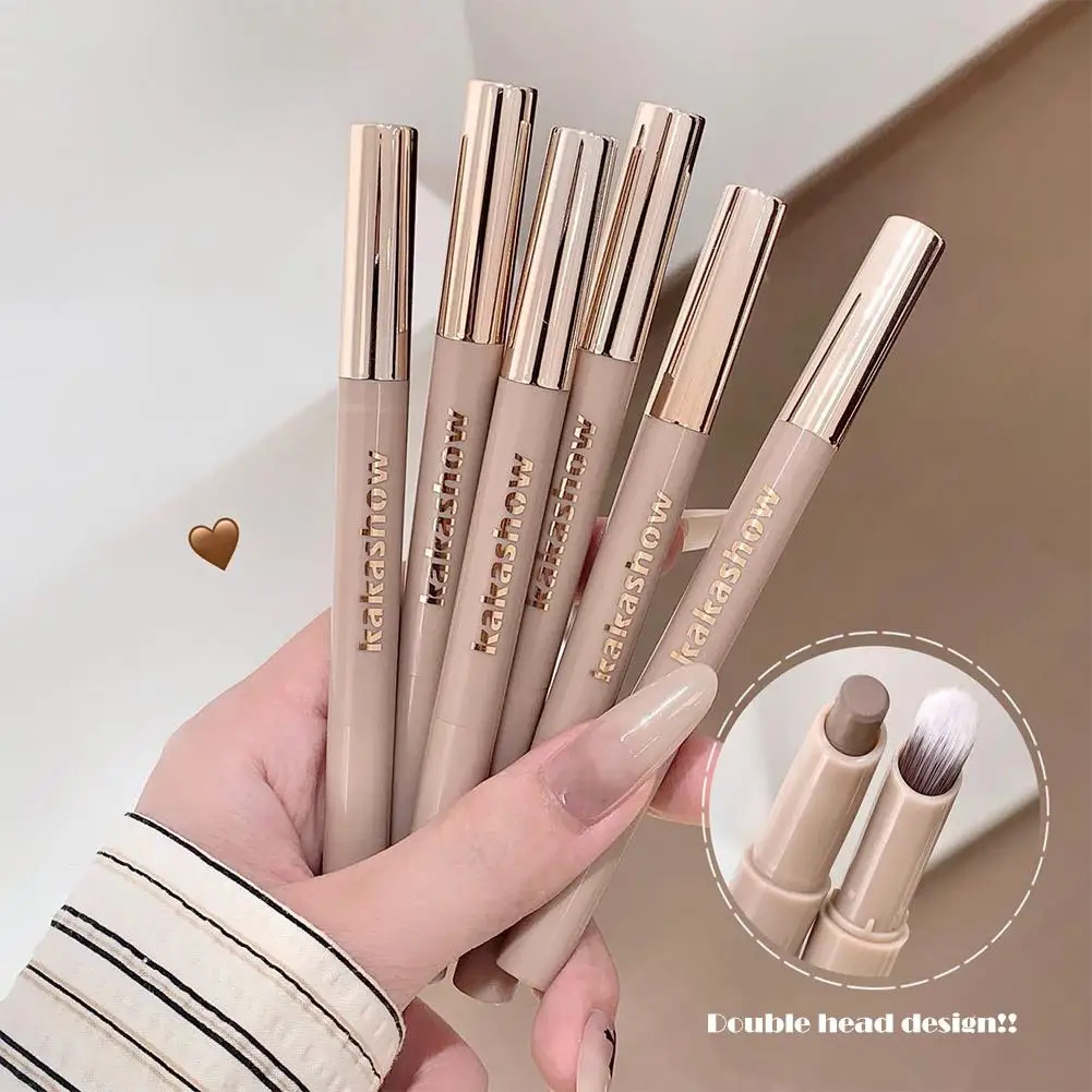 3D contouring pen Long Lasting Waterproof Matte Bronzer Stick Nose Shadow Contour Pen With Brush Facial Contour Stick Makeup thumbnail 4